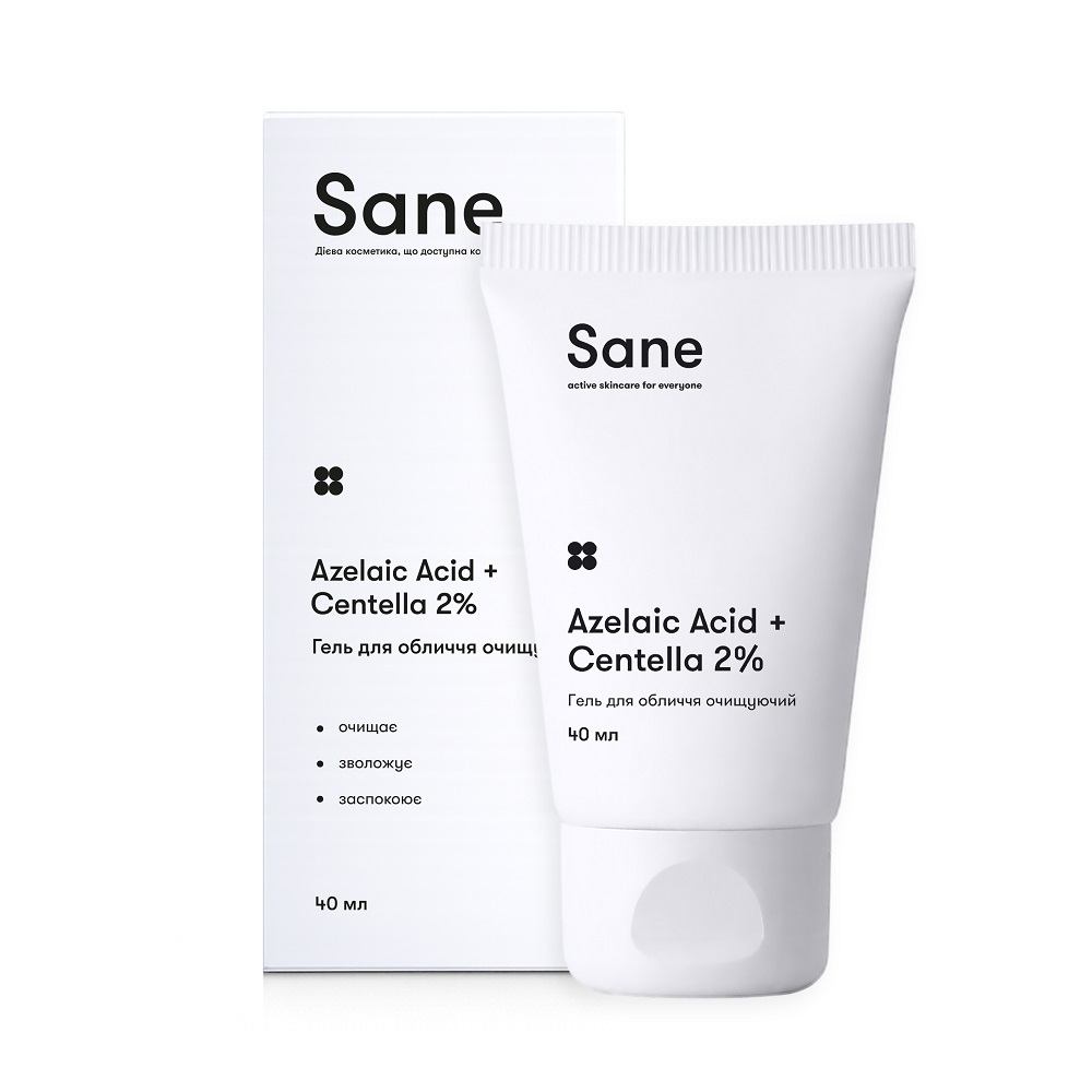 Гель для обличчя очищуючий Sane