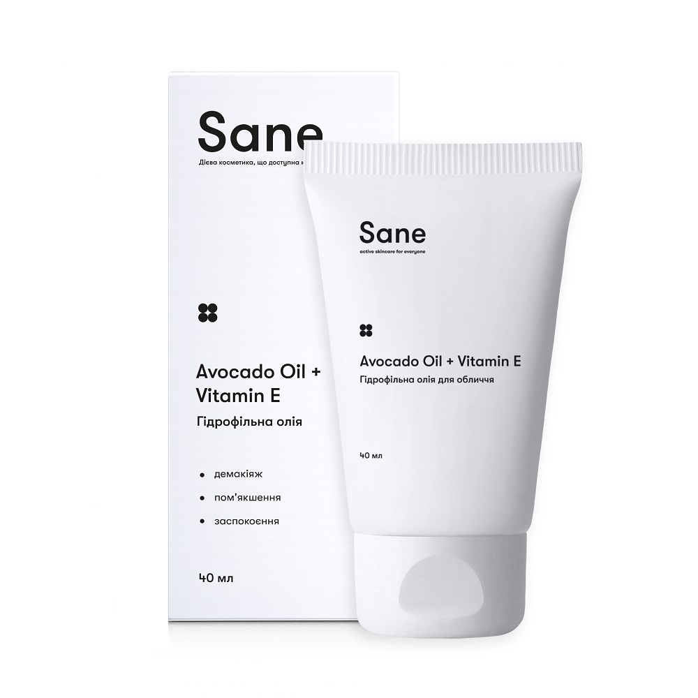 Гідрофільна олія для обличчя Sane