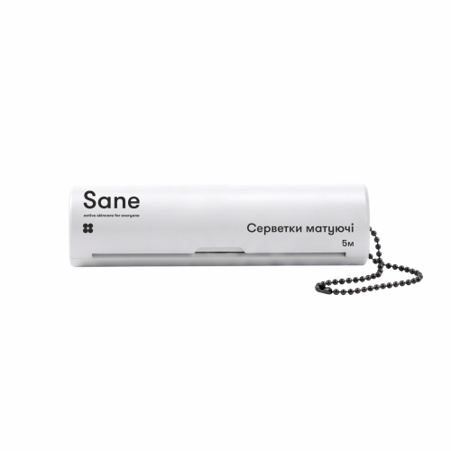 Салфетки для лица матирующие компактные Sane