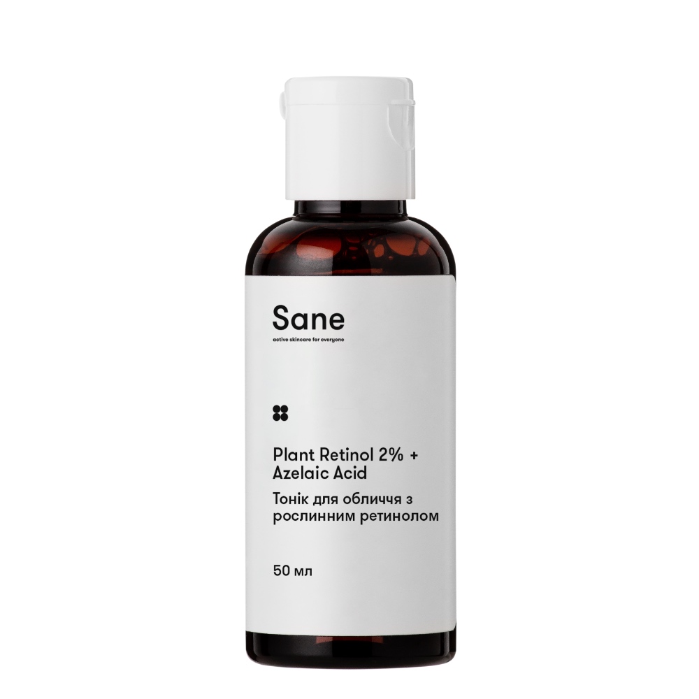 Тонік для обличчя з рослинним ретинолом Sane